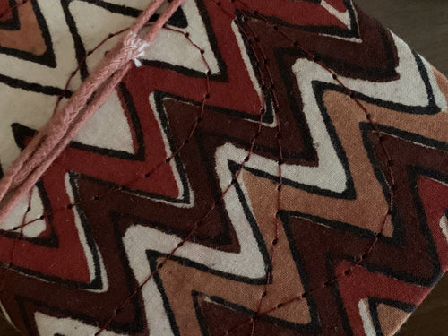 Block Print Fabric Cover Diary