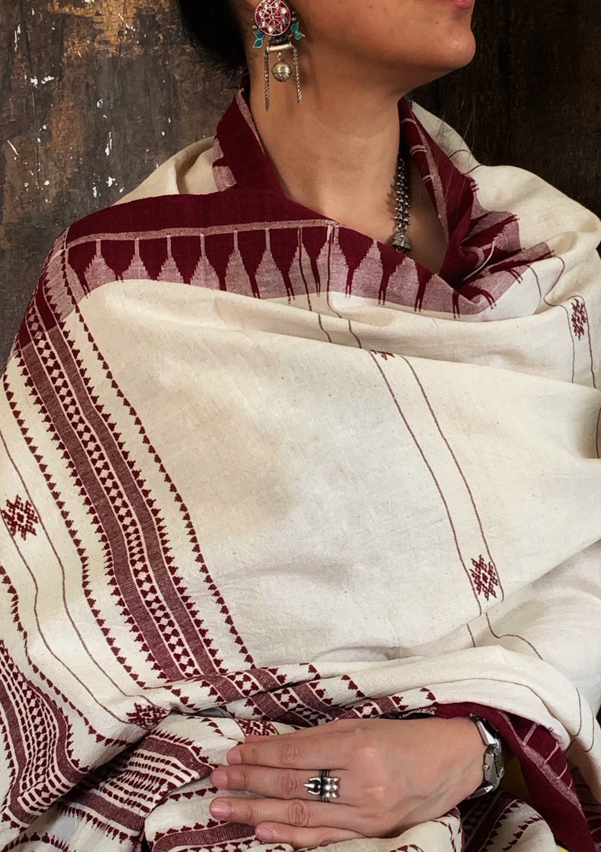 Handwoven Kotpad Dupatta