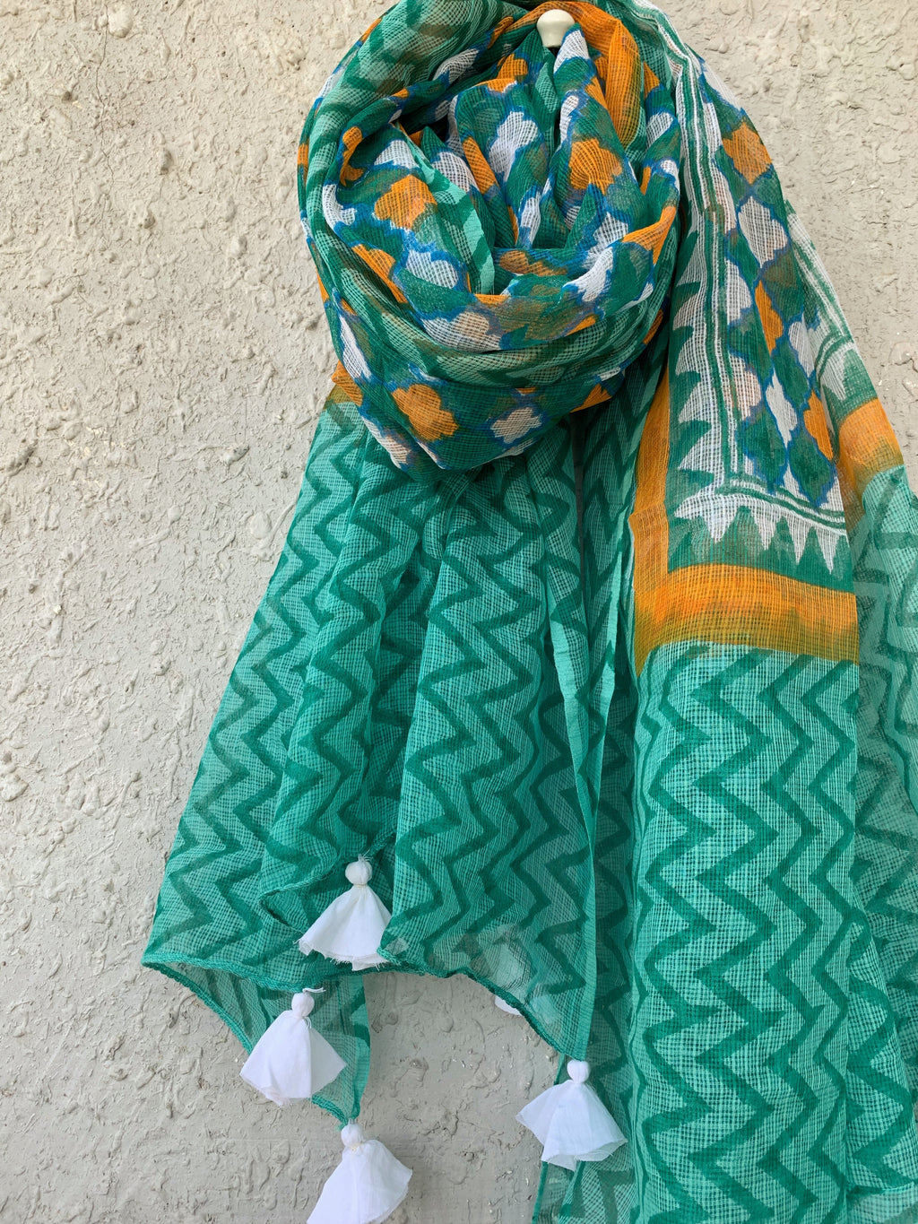 Handblock Kota Dupatta