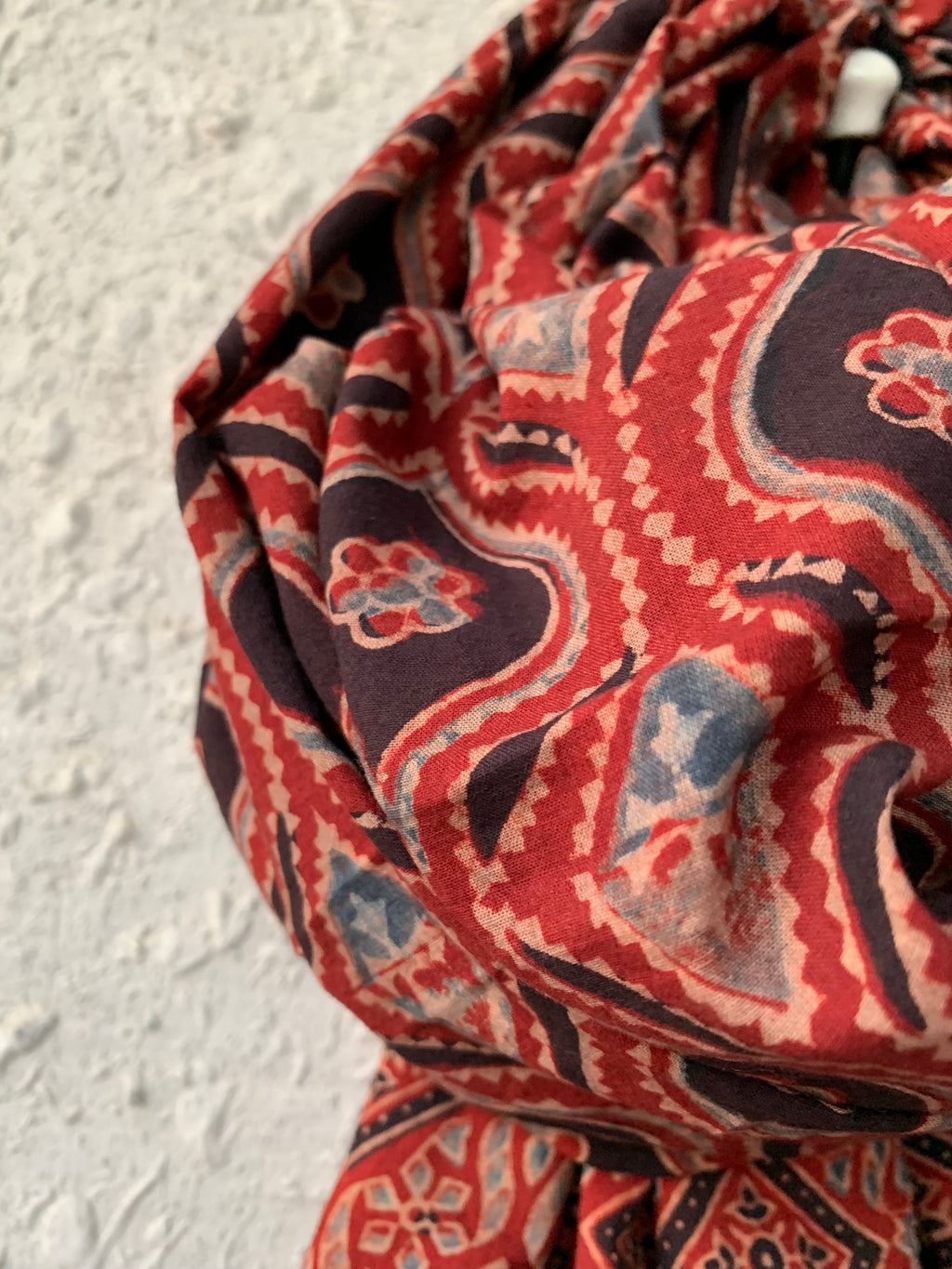 Handblock Ajrakh Dupatta