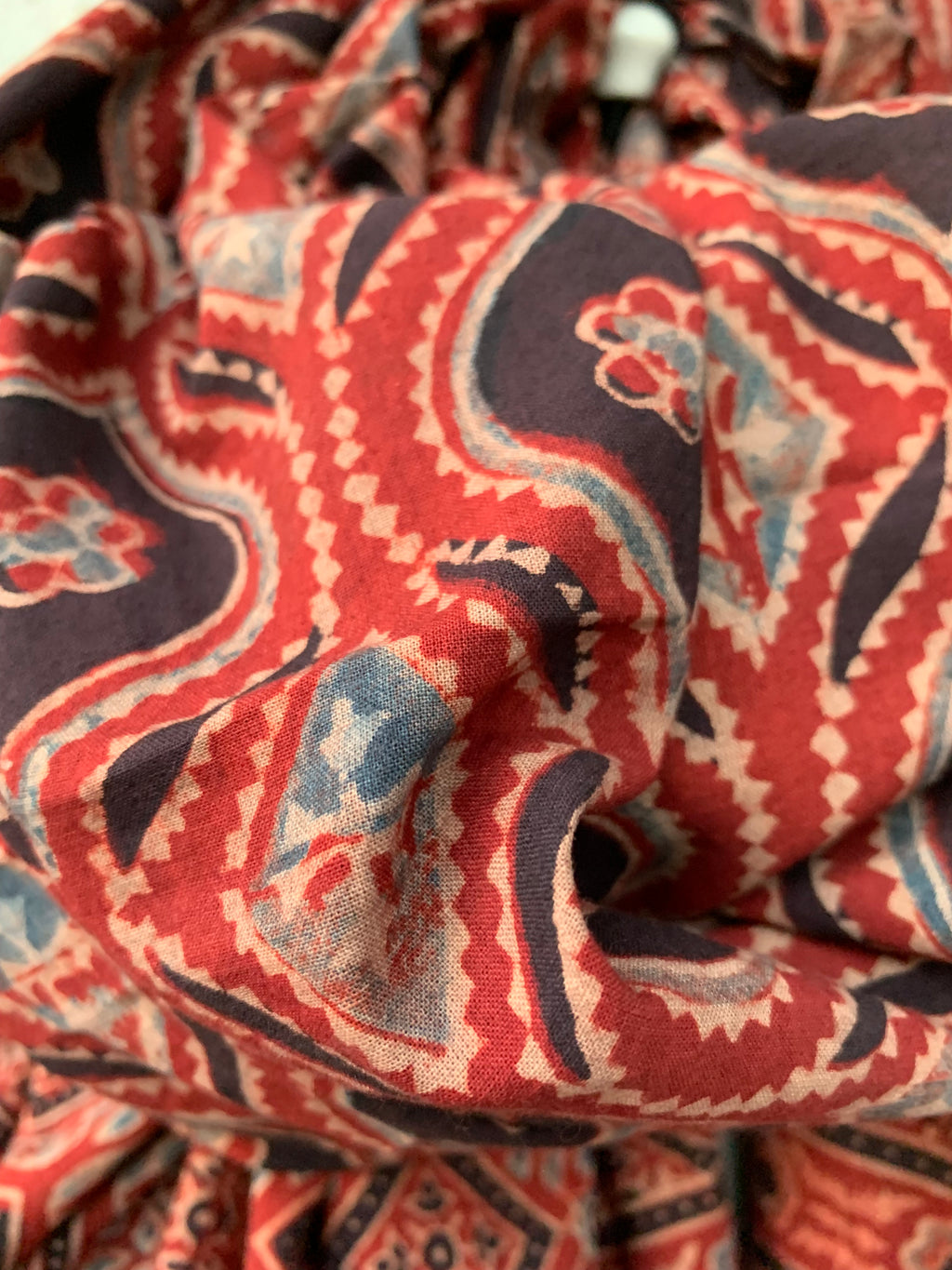 Handblock Ajrakh Dupatta