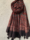 Handblock Ajrakh Dupatta