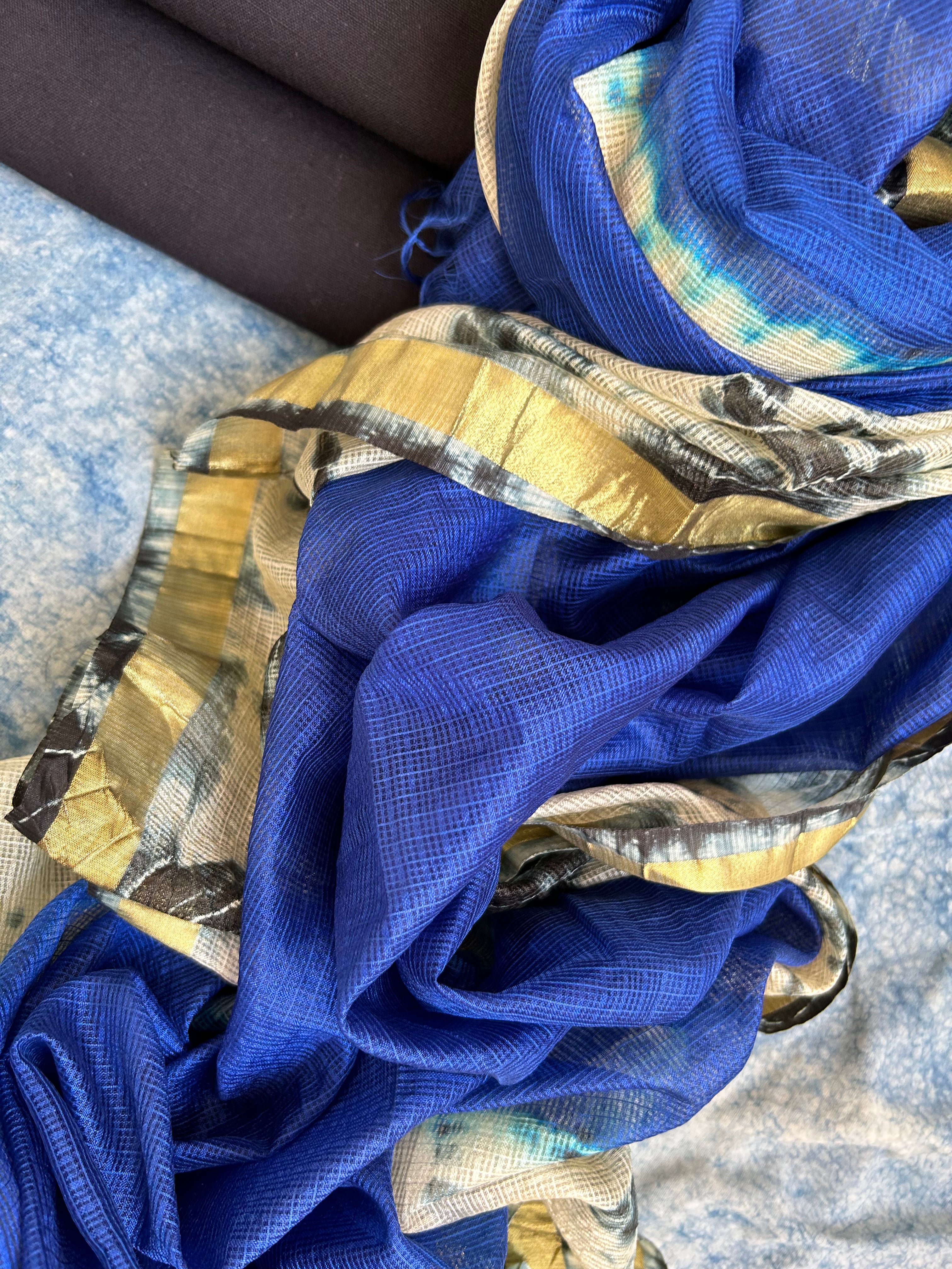 Handcrafted Cotton Art Silk Kota Suit