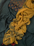 Handblock Ajrakh Cotton Kota Suit