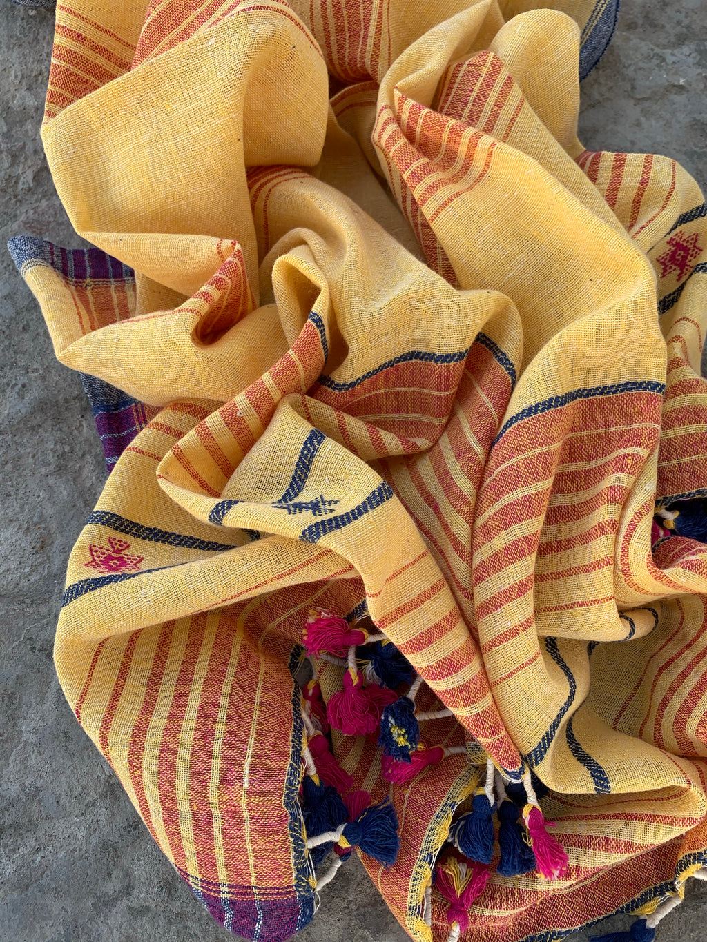 Handwoven Bhujodi Kurta Dupatta Set