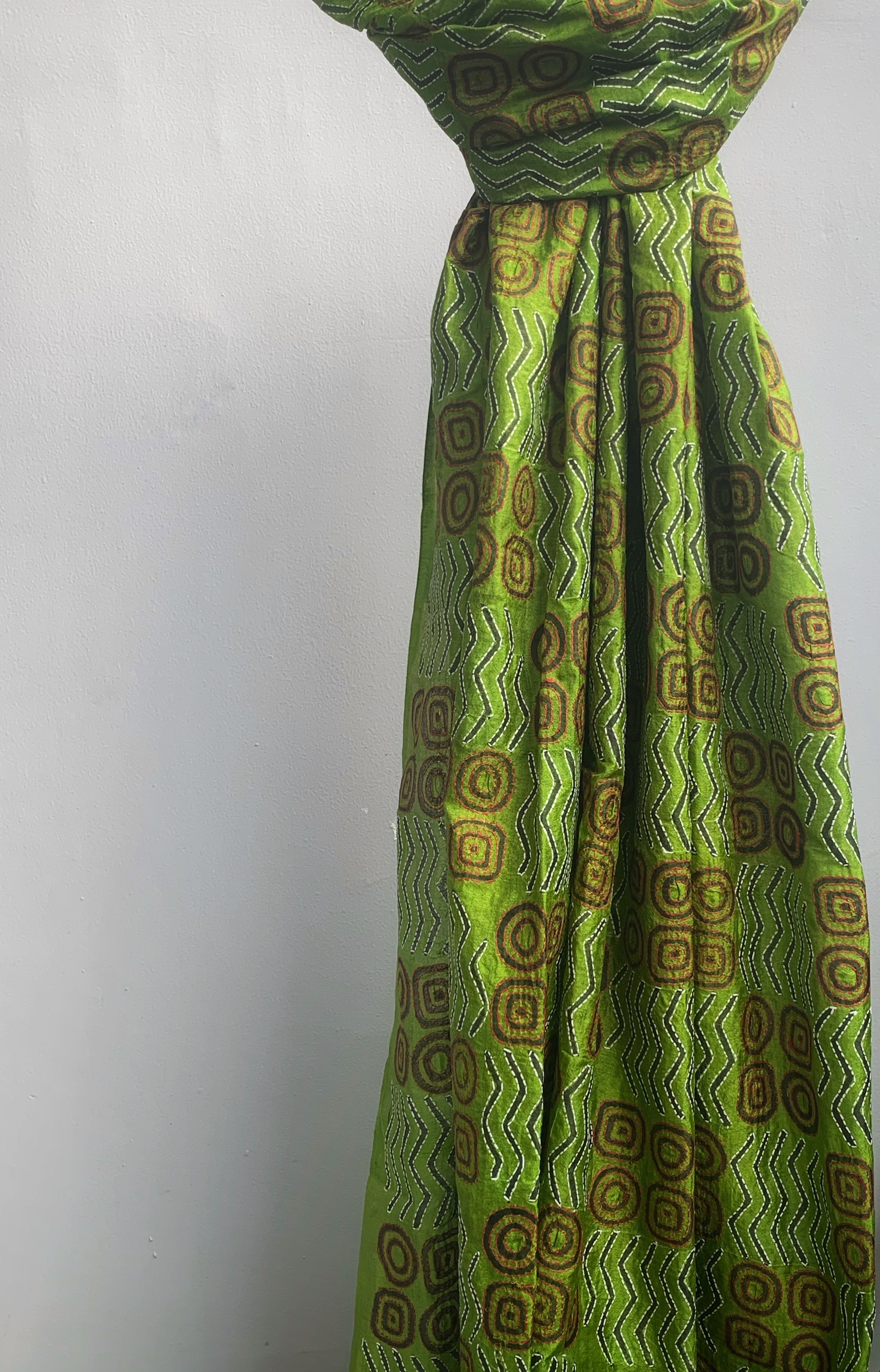 Handcrafted Kantha Cotton Silk Dupatta
