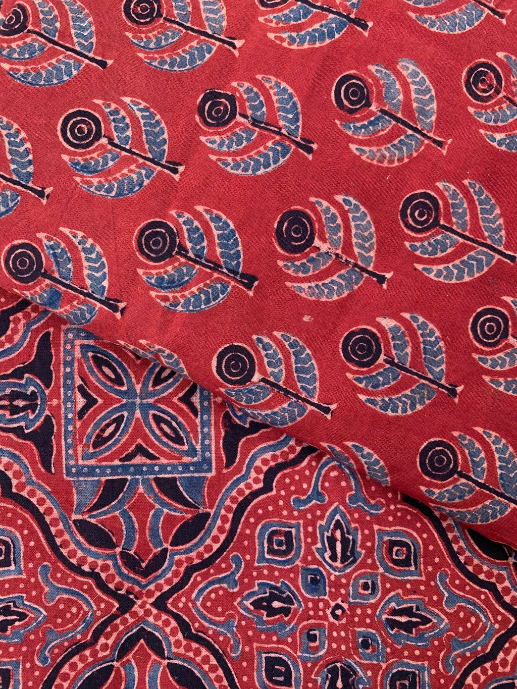 Natural Dyes Handcrafted Ajrakh Kota Suit