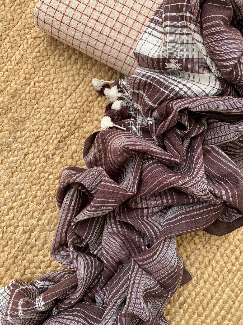 Handwoven Kotpad Bhujodi Kurta Dupatta Set