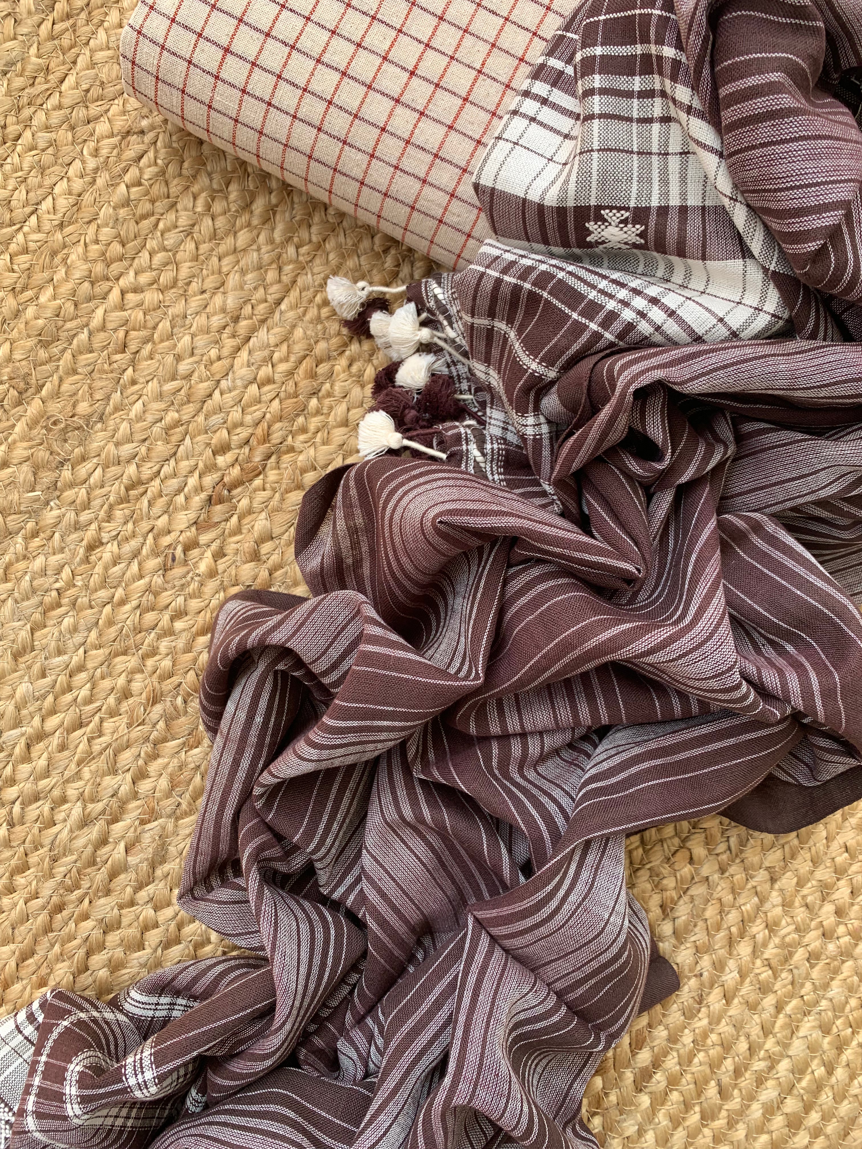 Handwoven Kotpad Bhujodi Kurta Dupatta Set