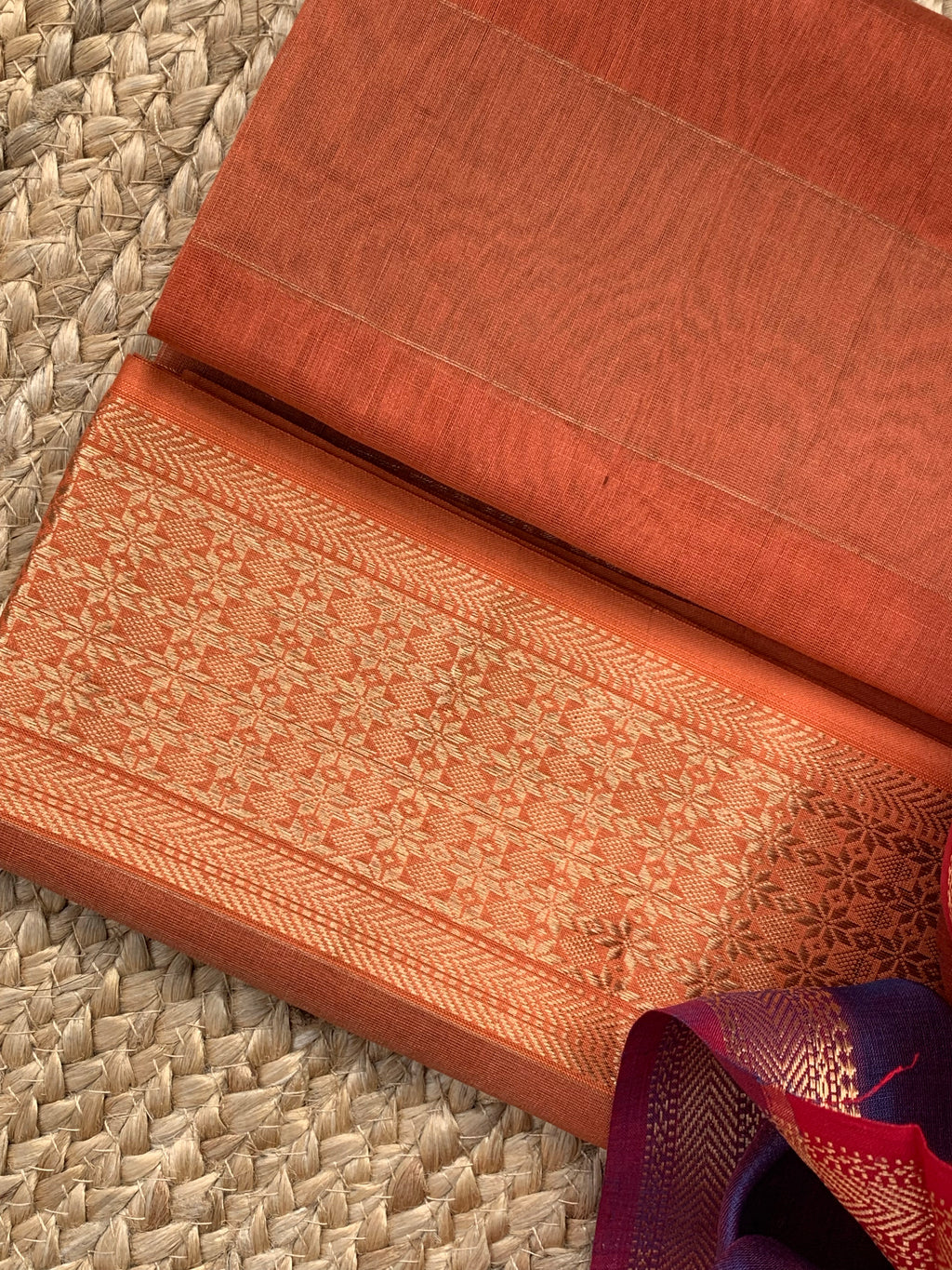Handwoven Maheshwari Kurta dupatta set