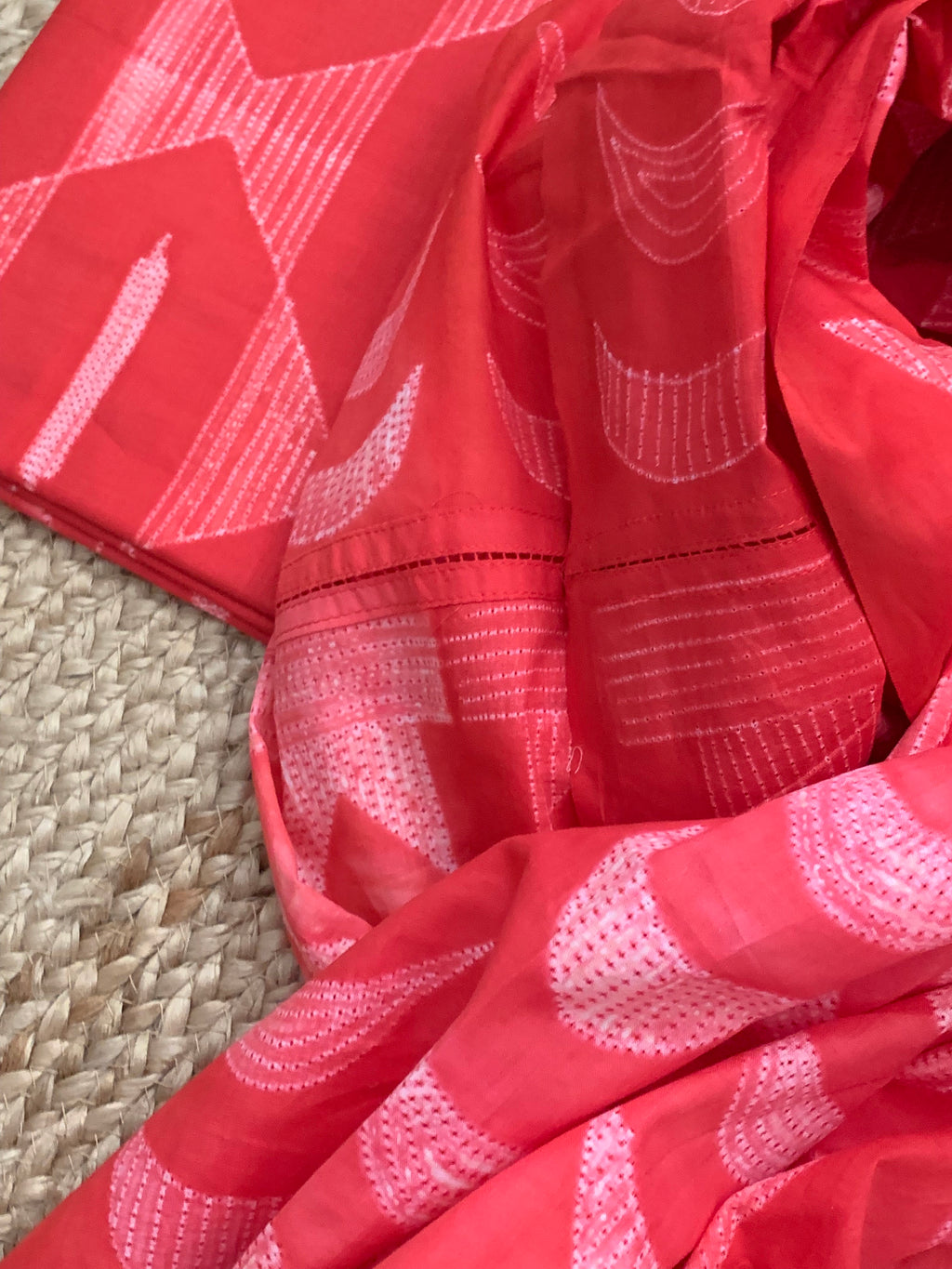 Handcrafted Shibori Kurta Dupatta Set