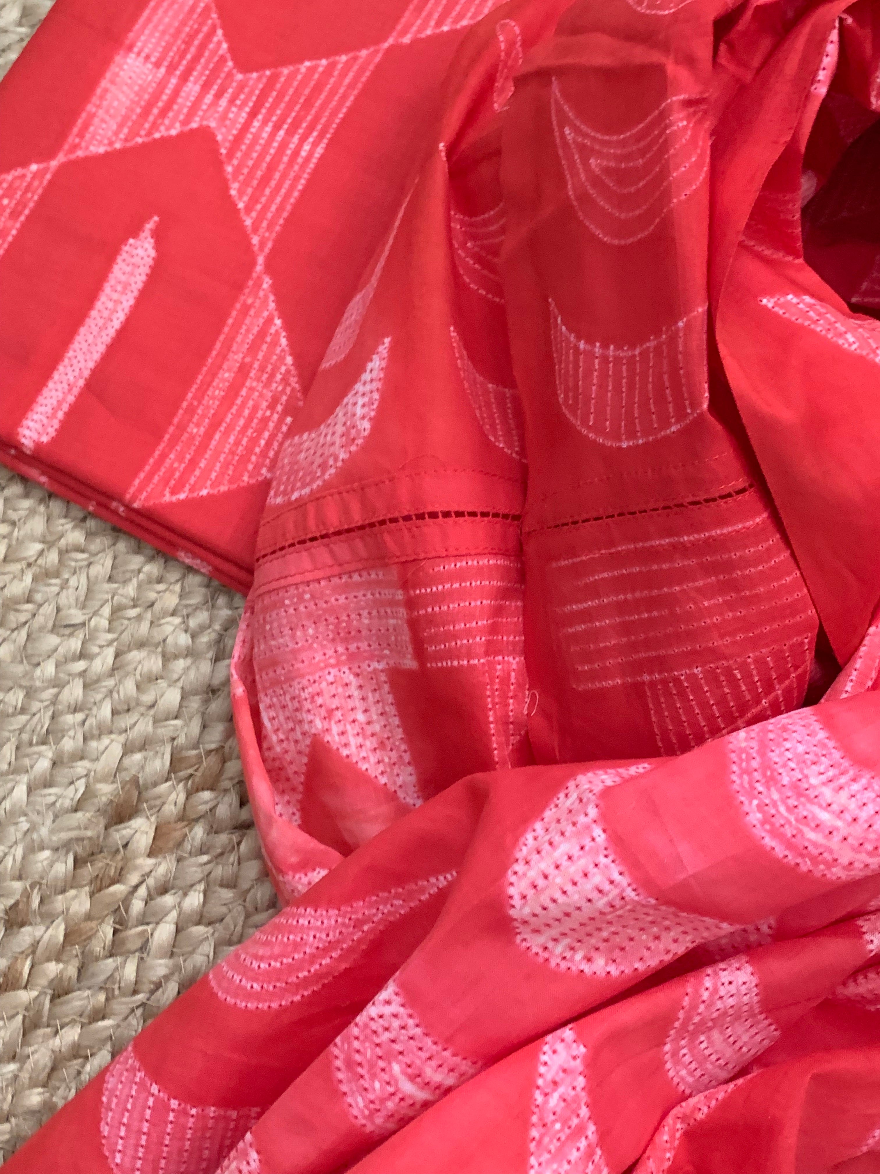 Handcrafted Shibori Kurta Dupatta Set