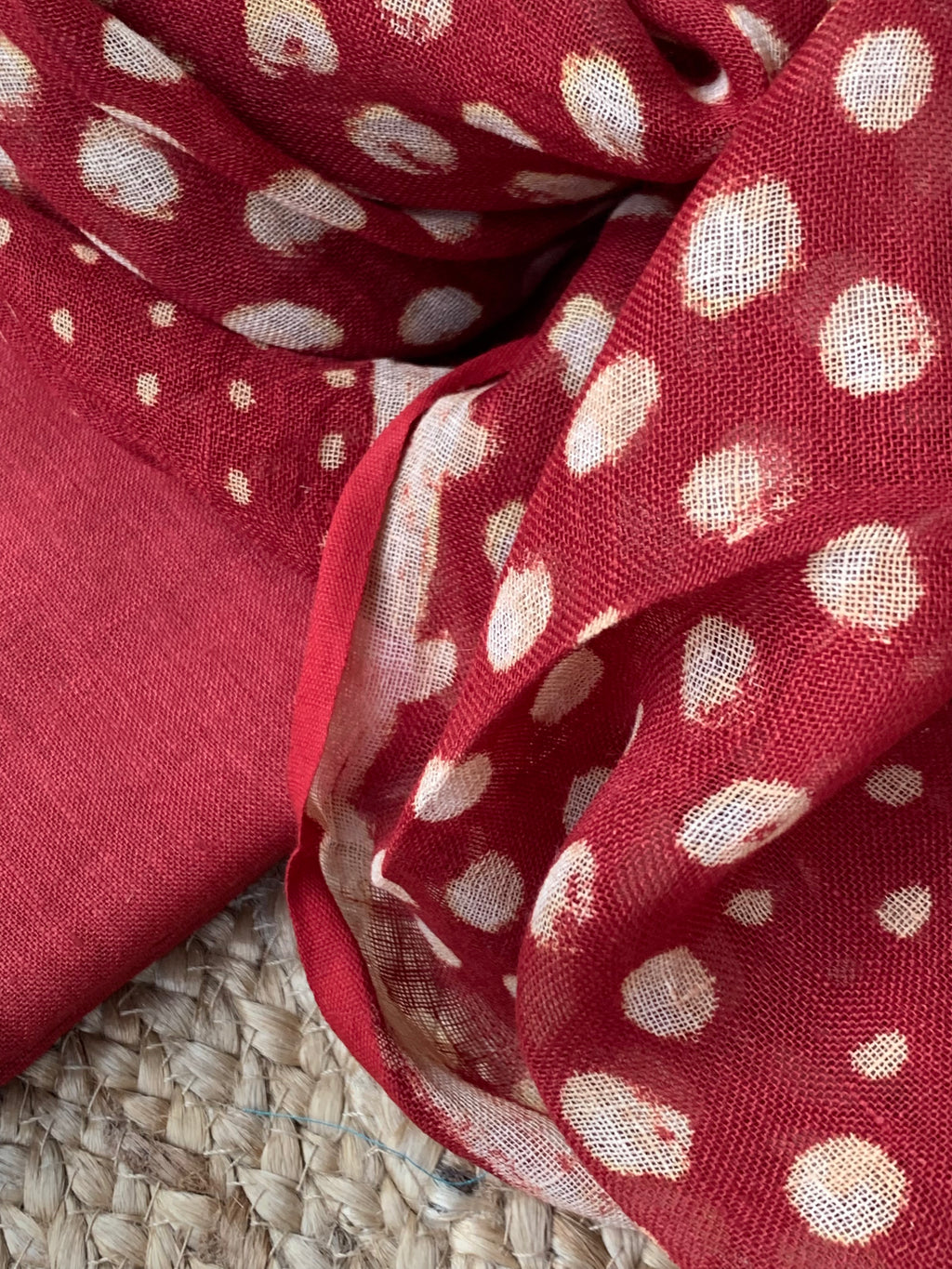 Handcrafted Linen Kurta Dupatta Set