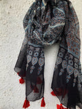 Handblock Ajrakh Kota Dupatta