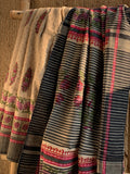 Handwoven & Handblock Printed Tussar Ghicha Saree