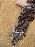Handwoven Kotpad Bhujodi Kurta Dupatta Set
