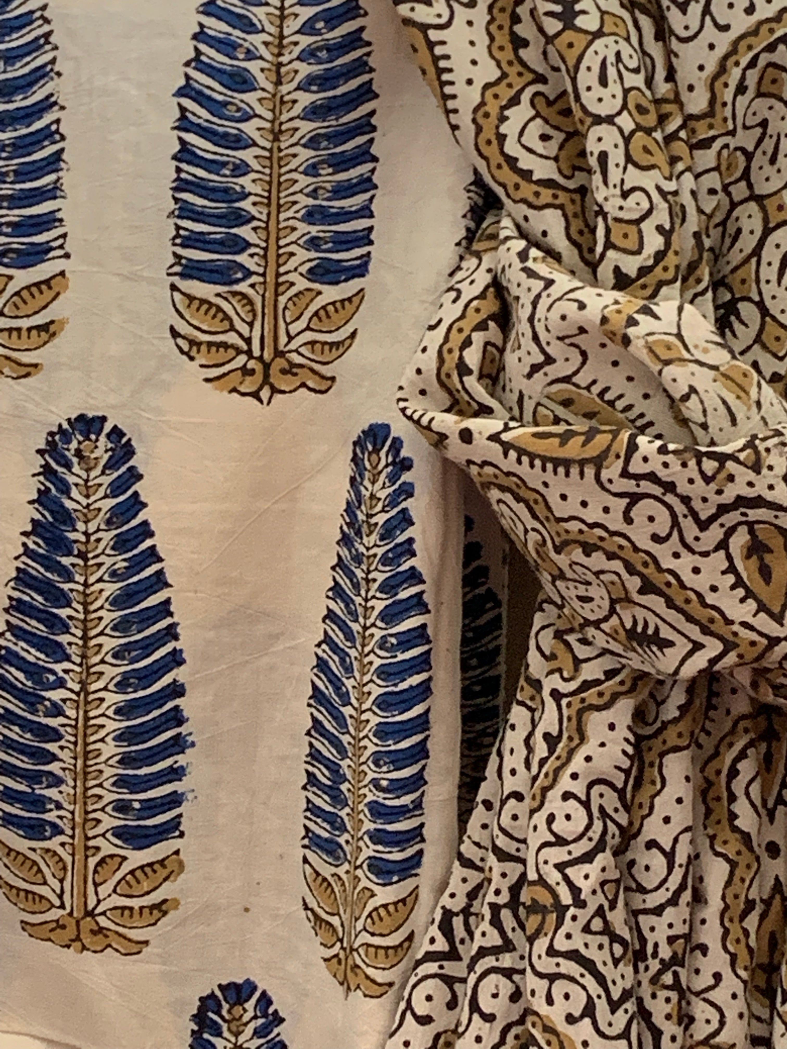 Handcrafted Ajrakh Kurta Dupatta set