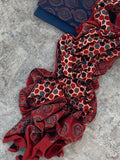 Handblock Ajrakh Cotton Suit