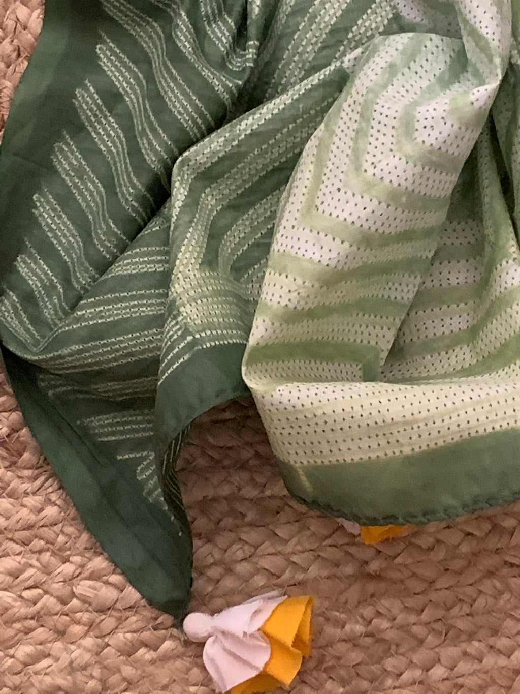 Handcrafted Shibori Kurta Dupatta Set