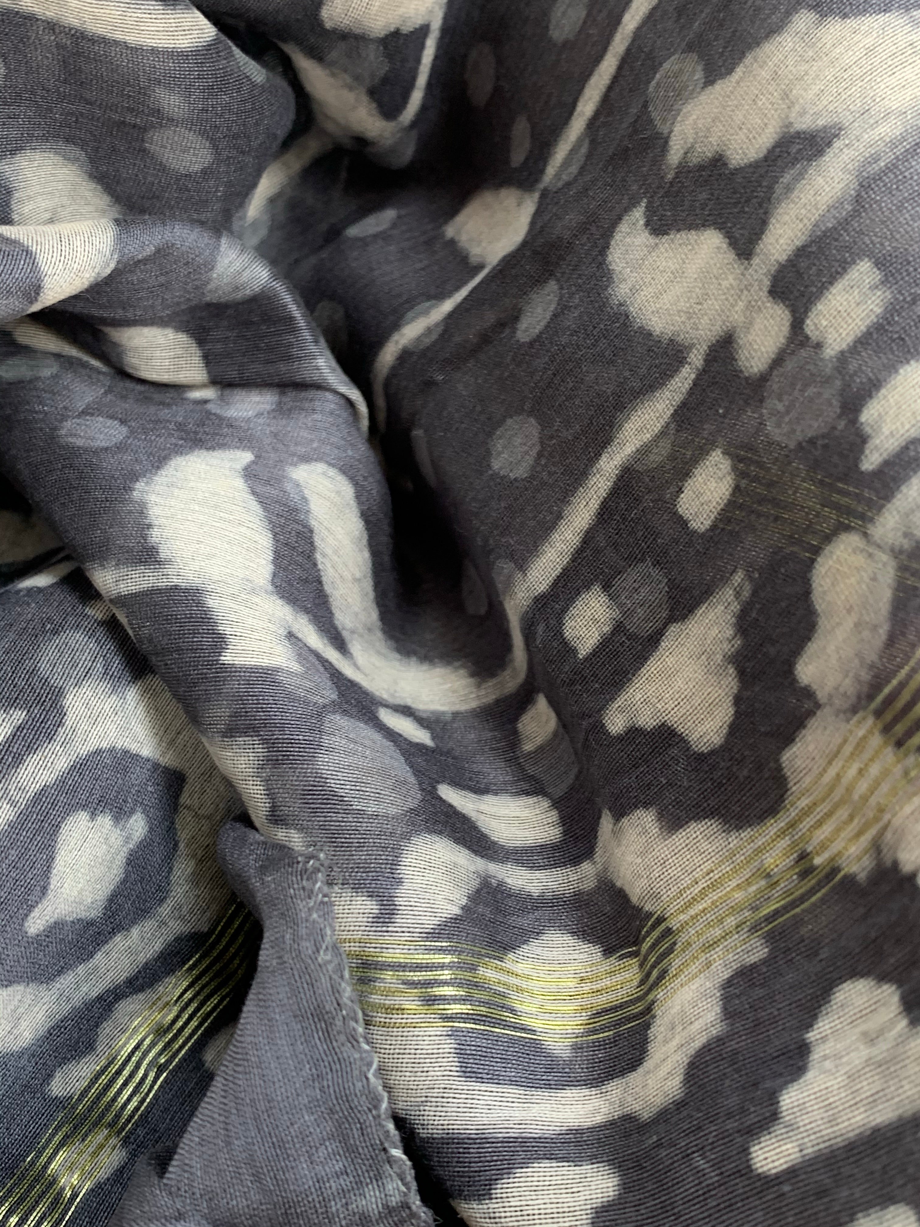 Handblock Chanderi Suit