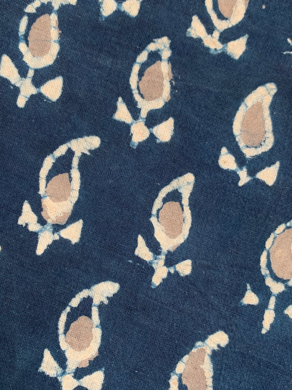 Handblock Printed Cotton Chanderi Dupatta Suit