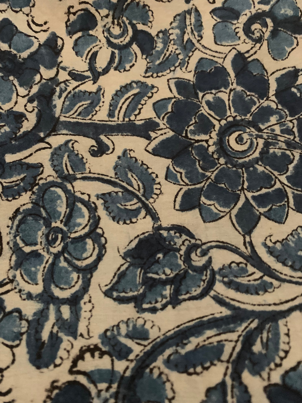 Hand Block Printed Kalamkari Natural Dyed Cotton Kurta