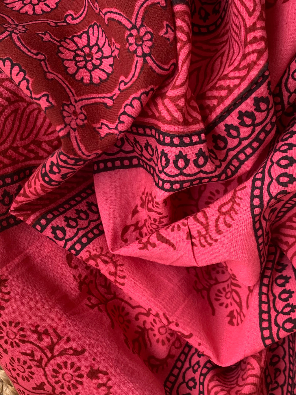 Natural Dyed Bagh Block Print Cotton Suit