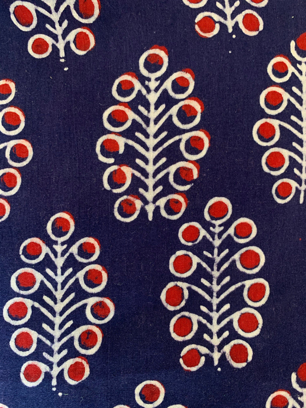 Hand Block Printed Cotton Kurta Bottom Set