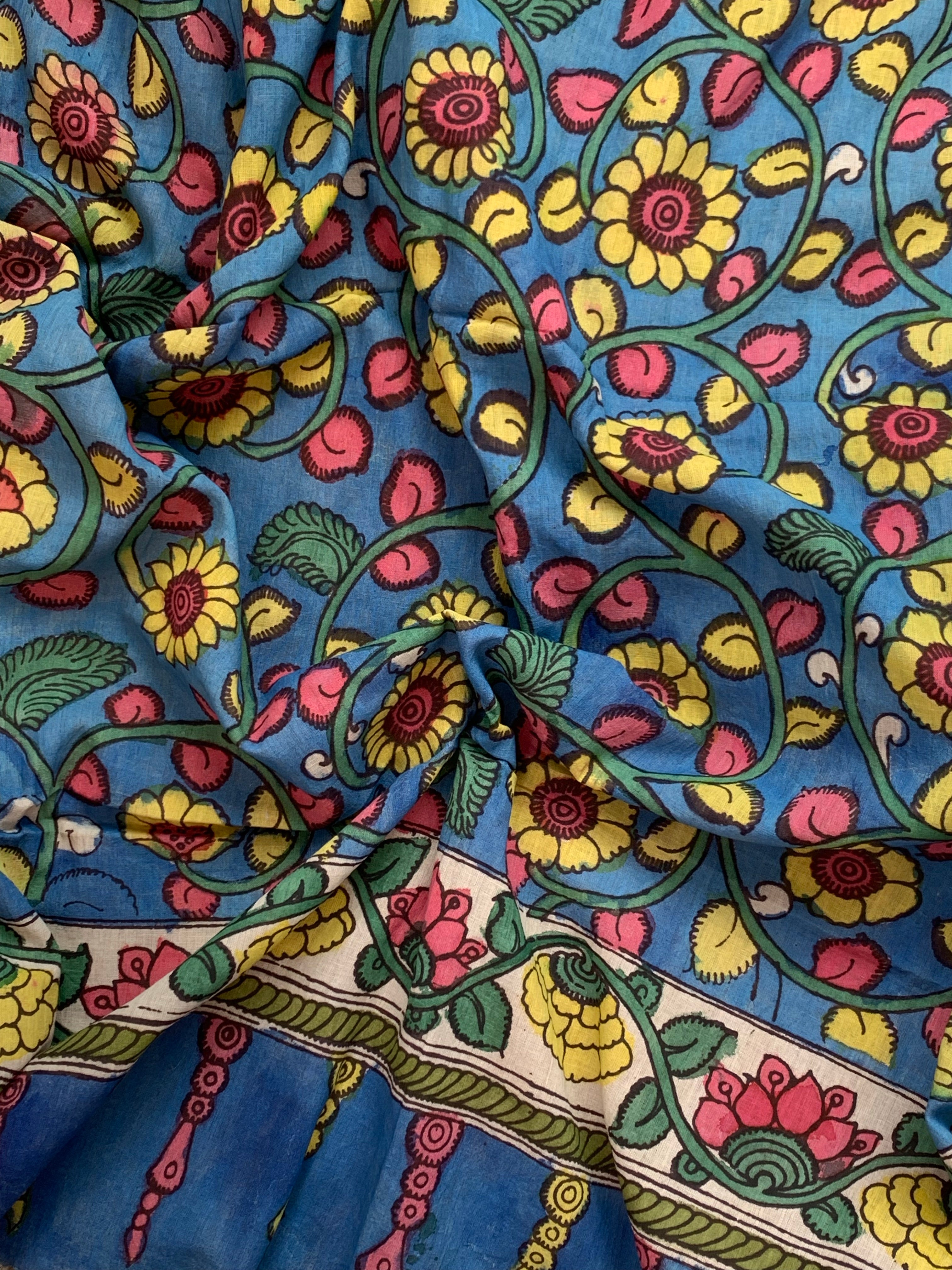 Handcrafted Kalamkari Kurta Dupatta Set