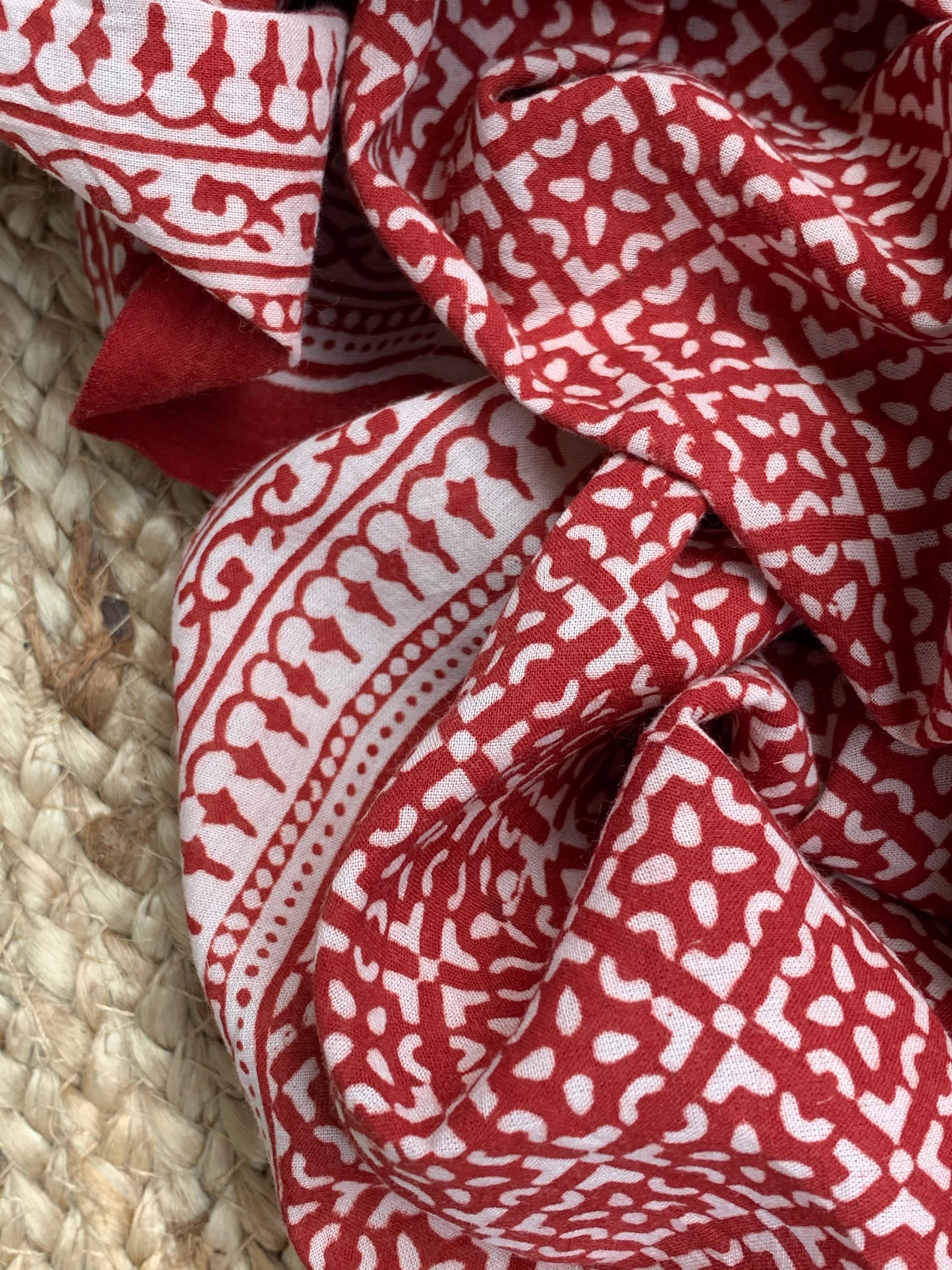 Natural Dyed Bagh Handblock Cotton Suit