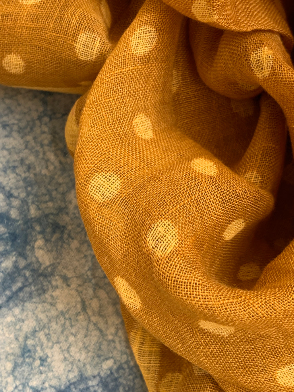 Handcrafted Linen Kurta Dupatta Set