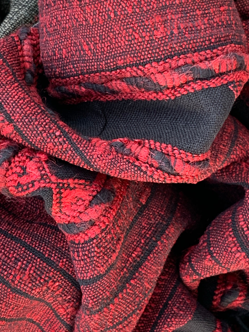 Handwoven Tussar Silk Cotton Bhujodi Kurta Dupatta Set