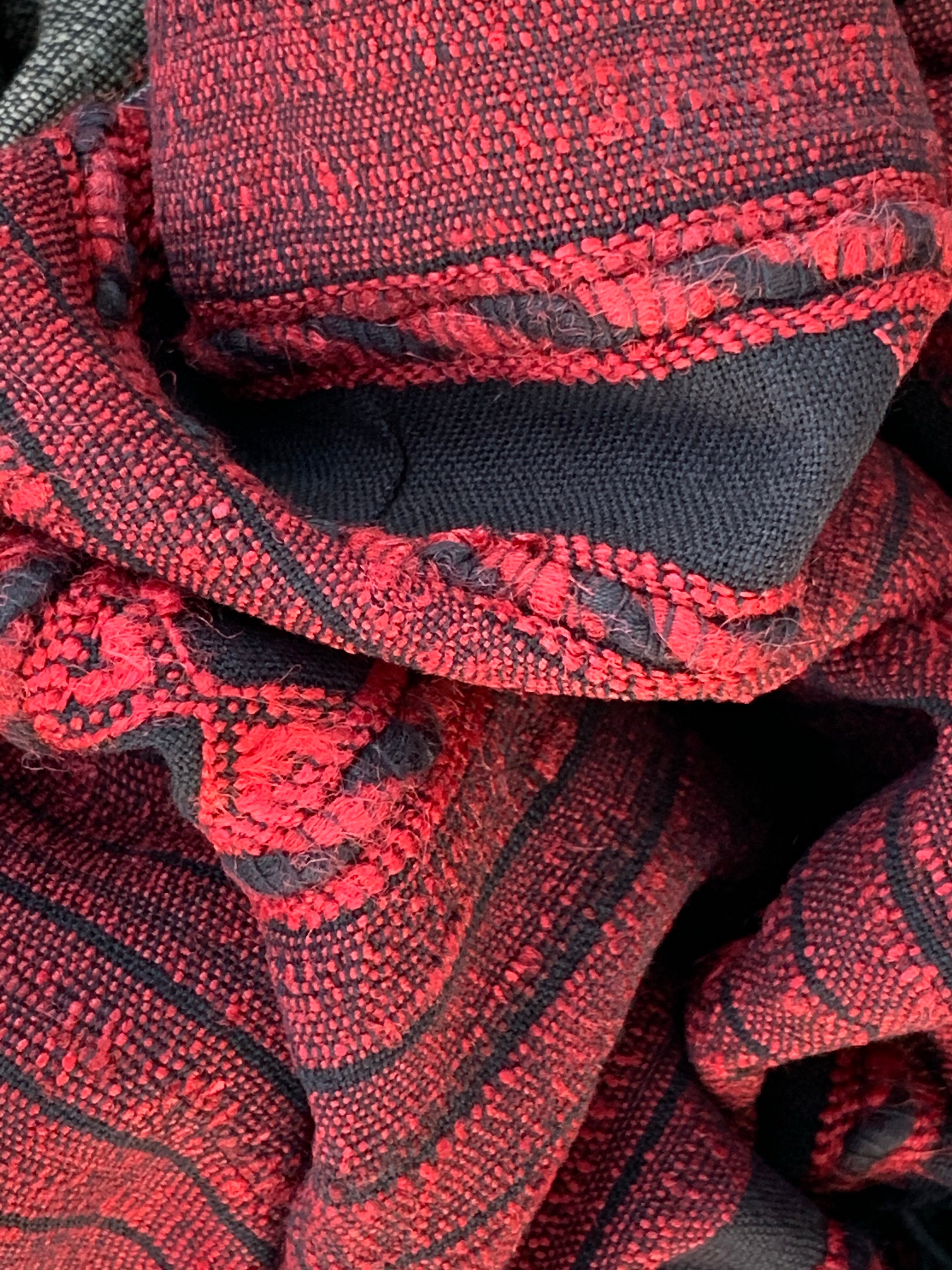Handwoven Tussar Silk Cotton Bhujodi Kurta Dupatta Set
