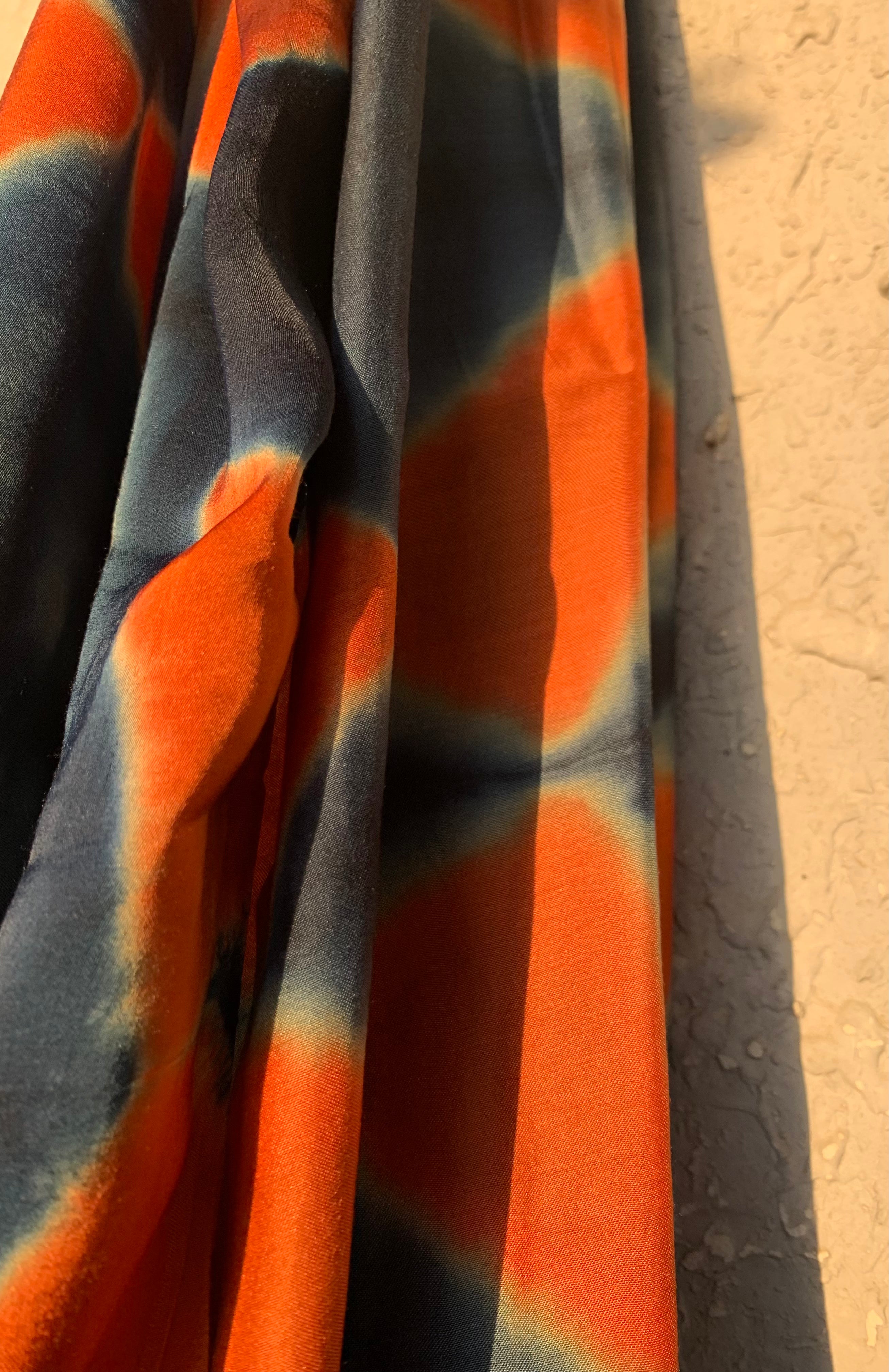 Shibori Modal Silk Kurta Dupatta Set