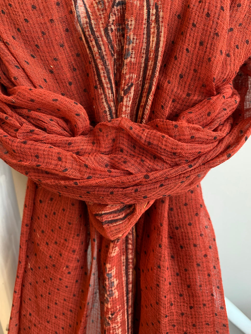 Handblock Ajrakh Kota Dupatta