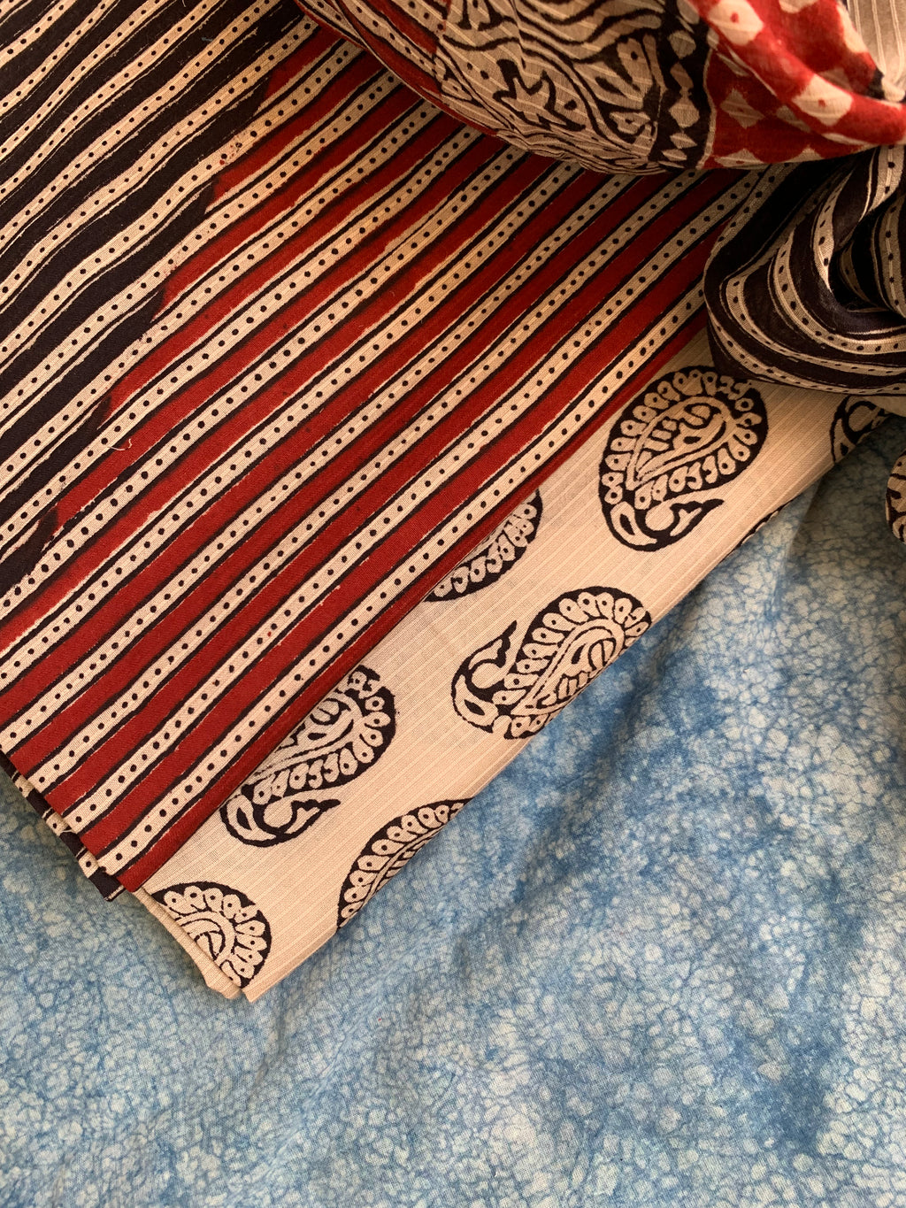 Handblock Maheshwari Bagh Suit