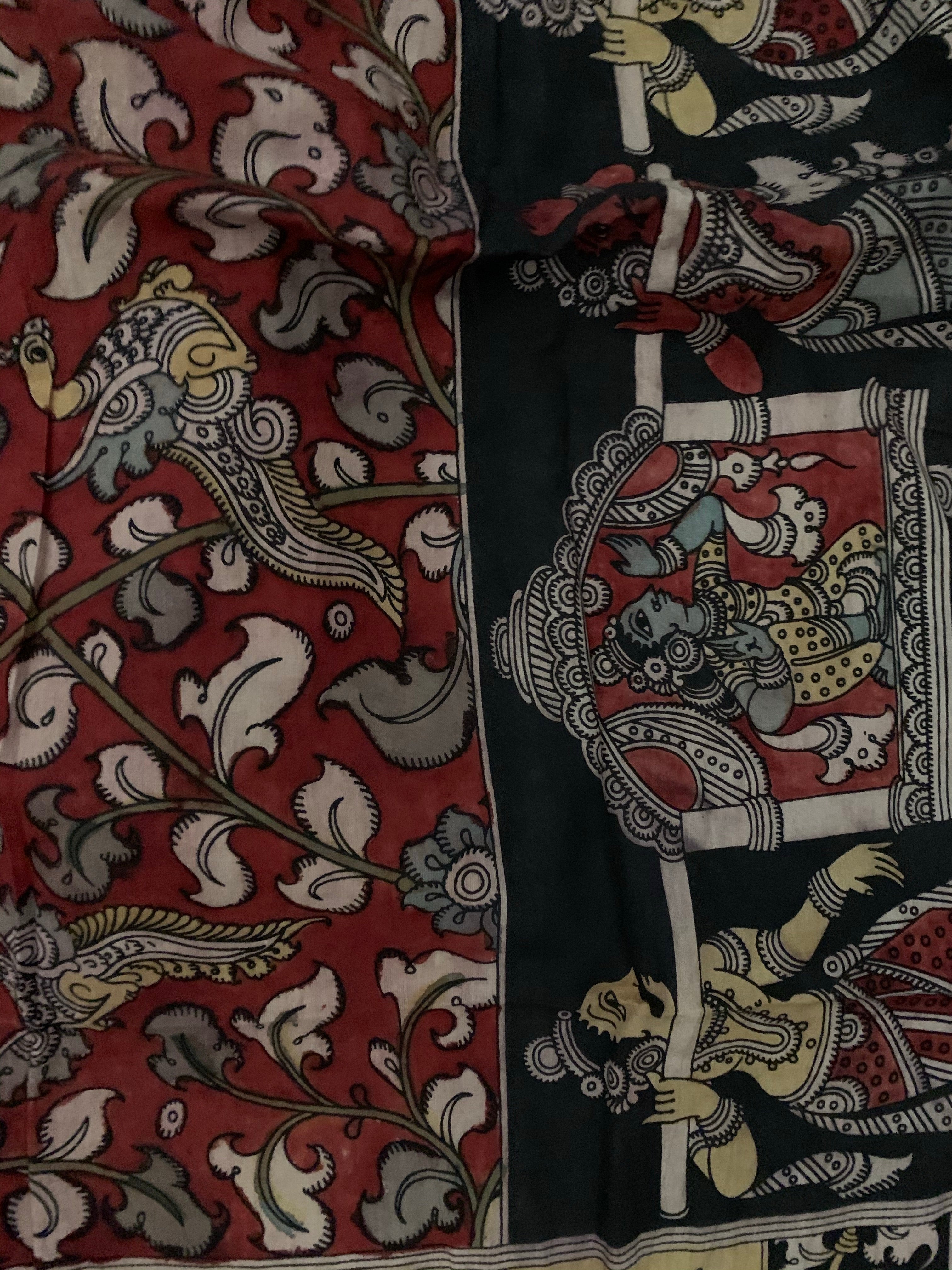 Kalamkari Kurta Dupatta Set