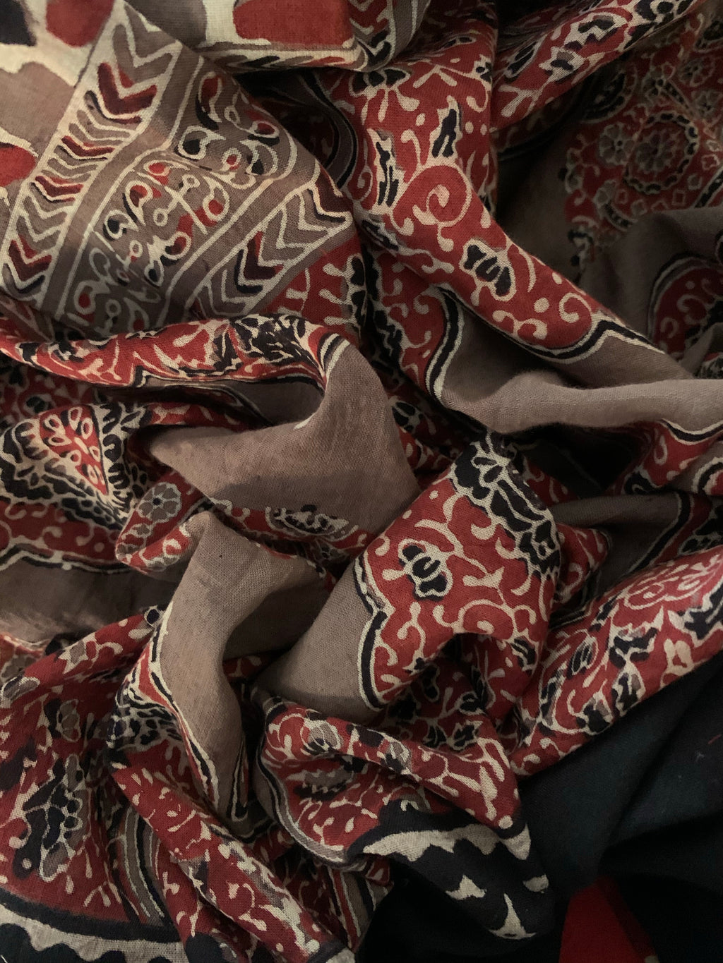 Handblock Ajrakh Suit