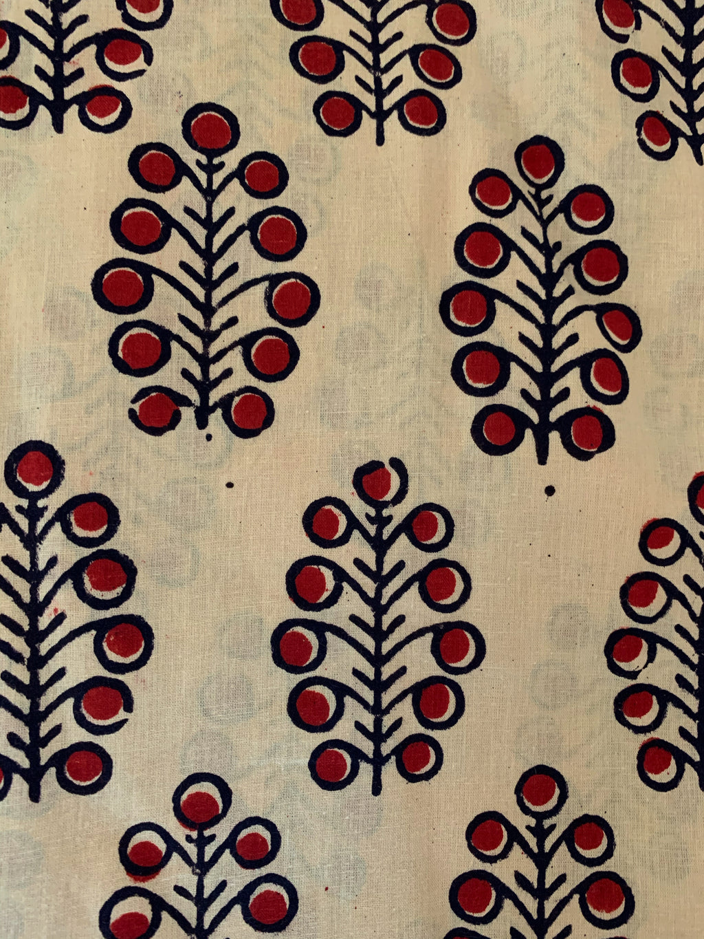 Hand Block Printed Cotton Kurta Bottom Set