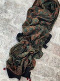 Handblock Ajrakh Dupatta
