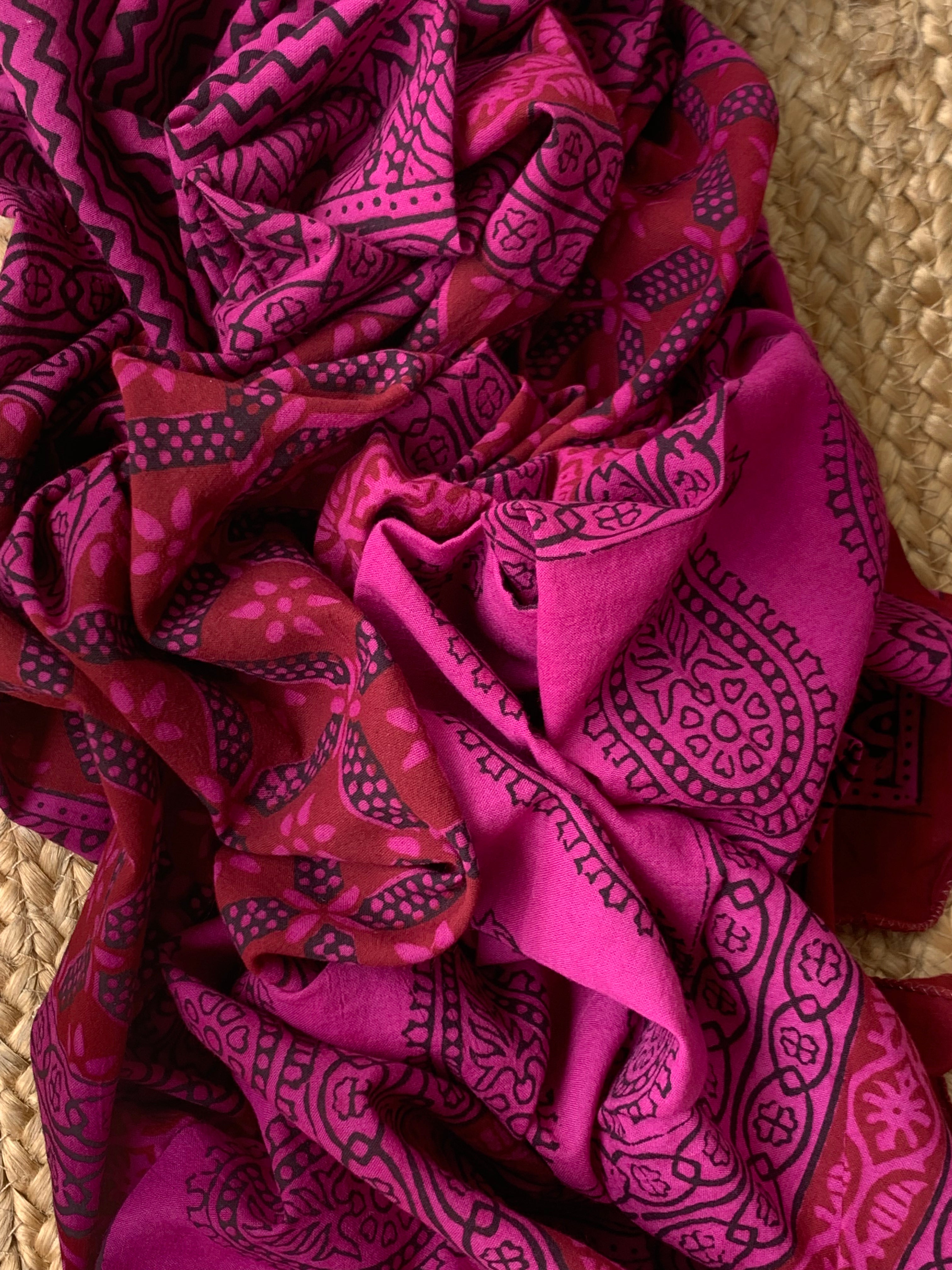 Natural Dyed Bagh Block Print Cotton Suit