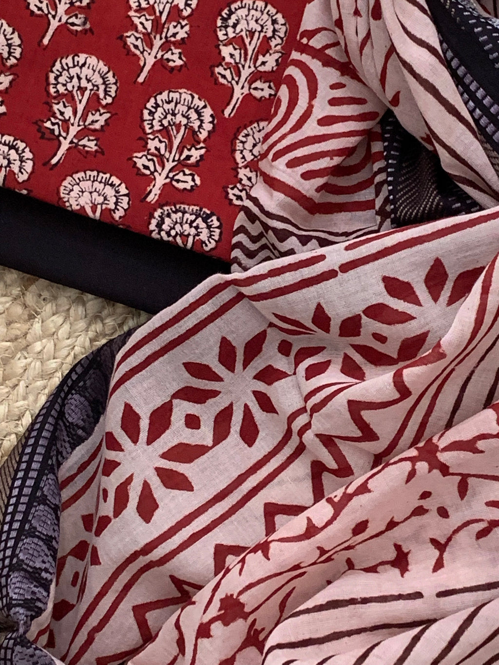 Handblock Cotton Suit