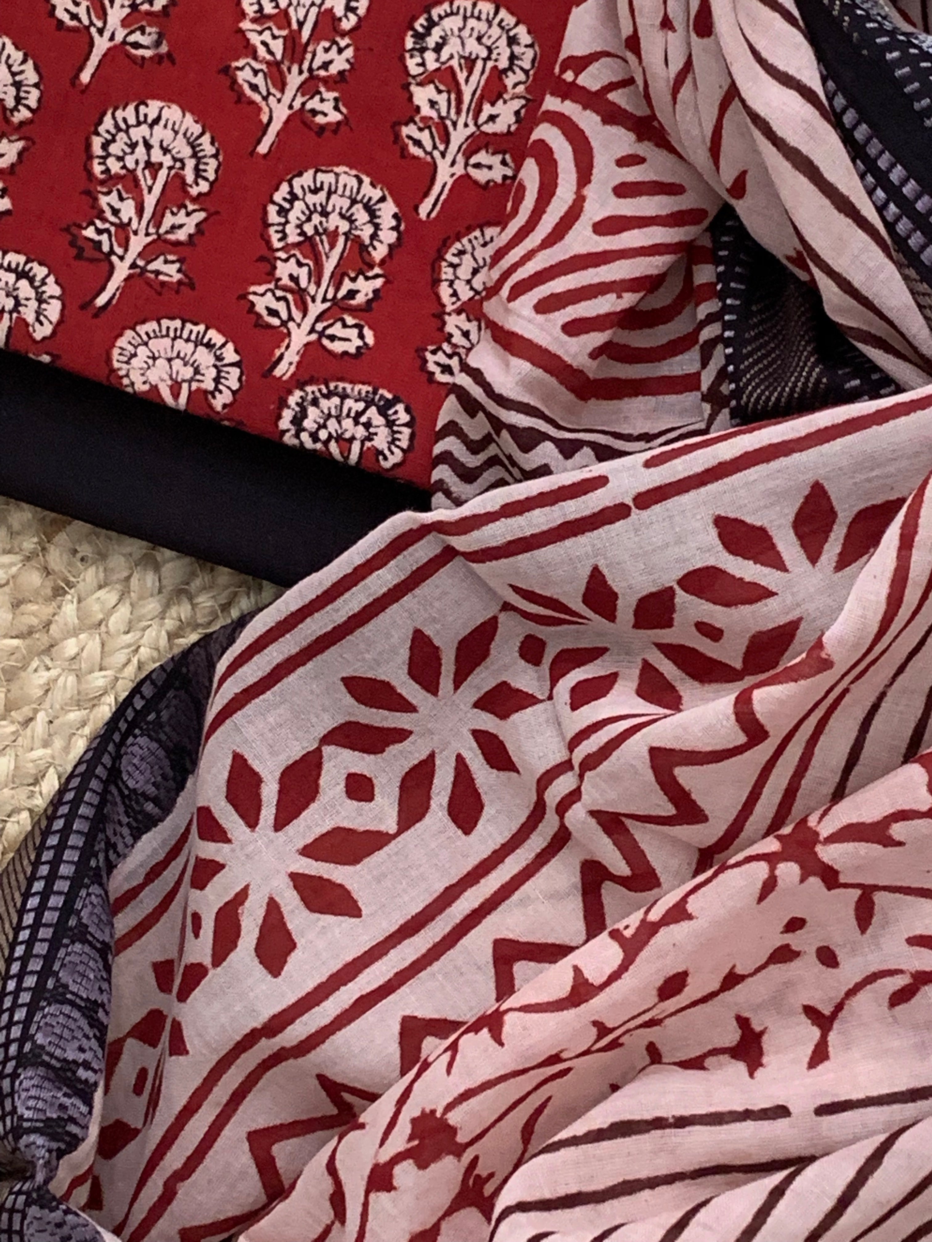 Handblock Cotton Suit