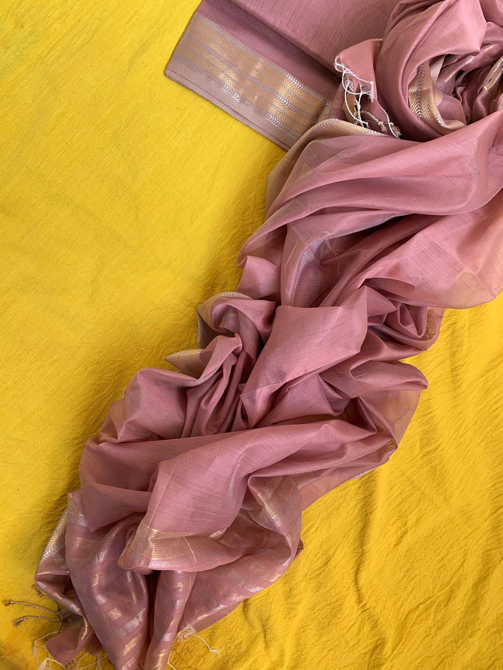 Handwoven Maheshwari Kurta dupatta set
