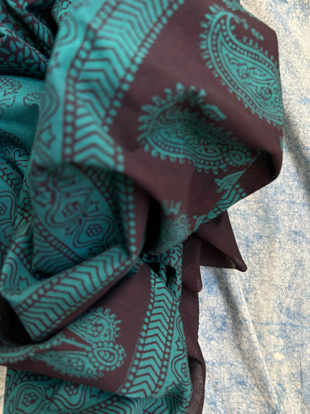 Natural Dyed Bagh Block Print Cotton Suit