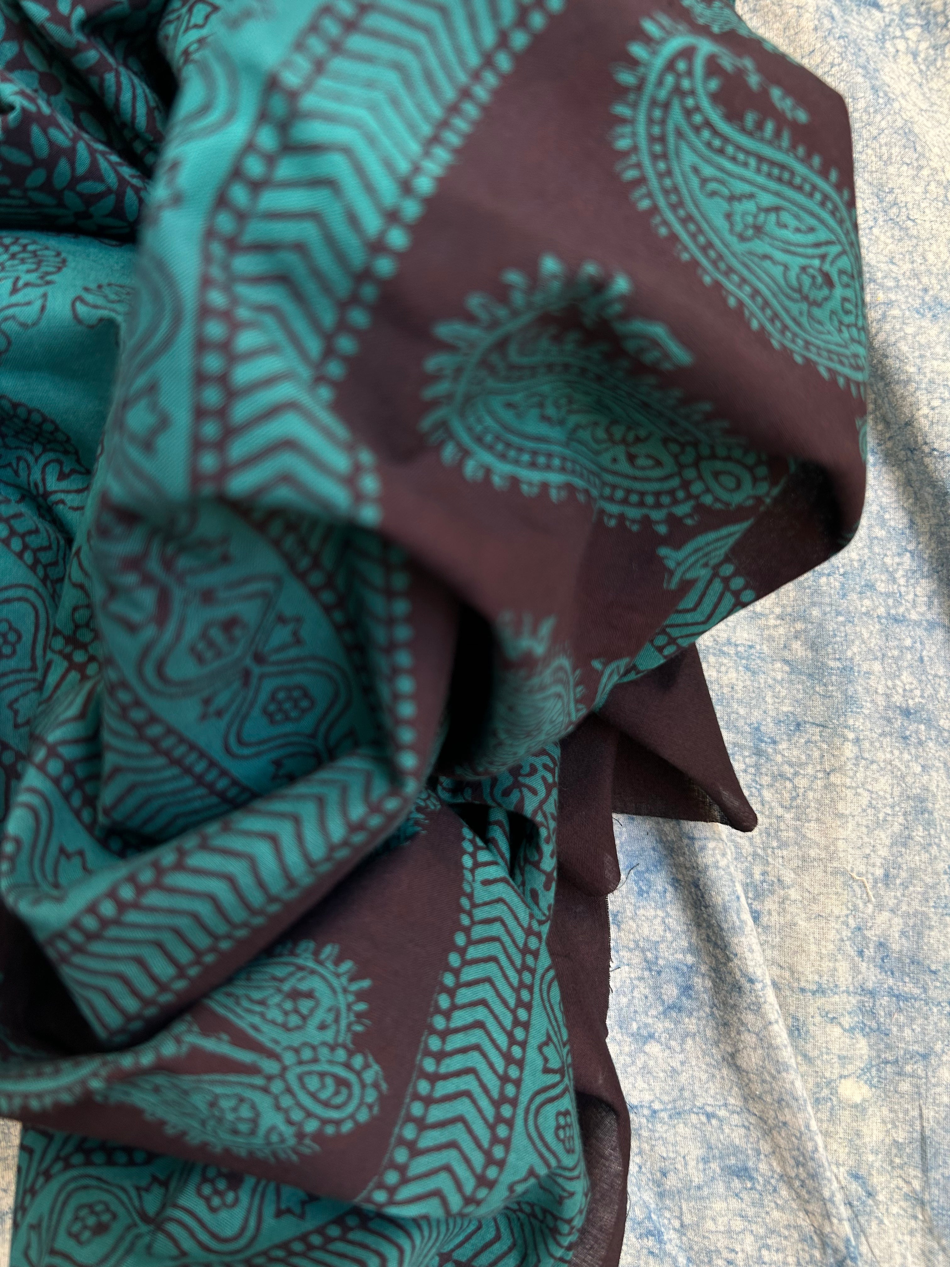 Natural Dyed Bagh Block Print Cotton Suit