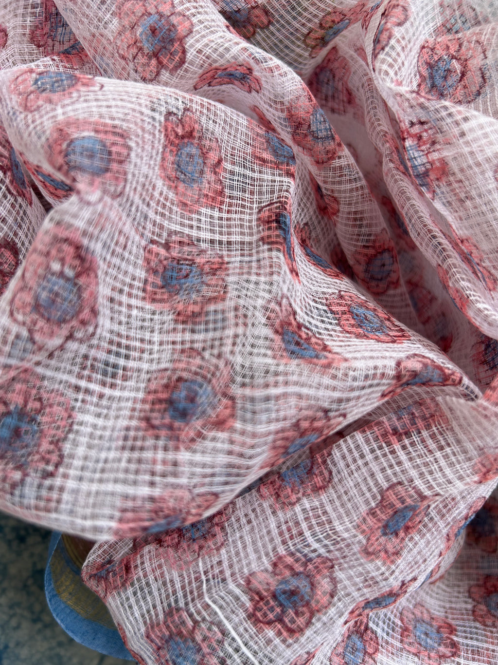 Handcrafted Cotton Kota Dupatta Suit