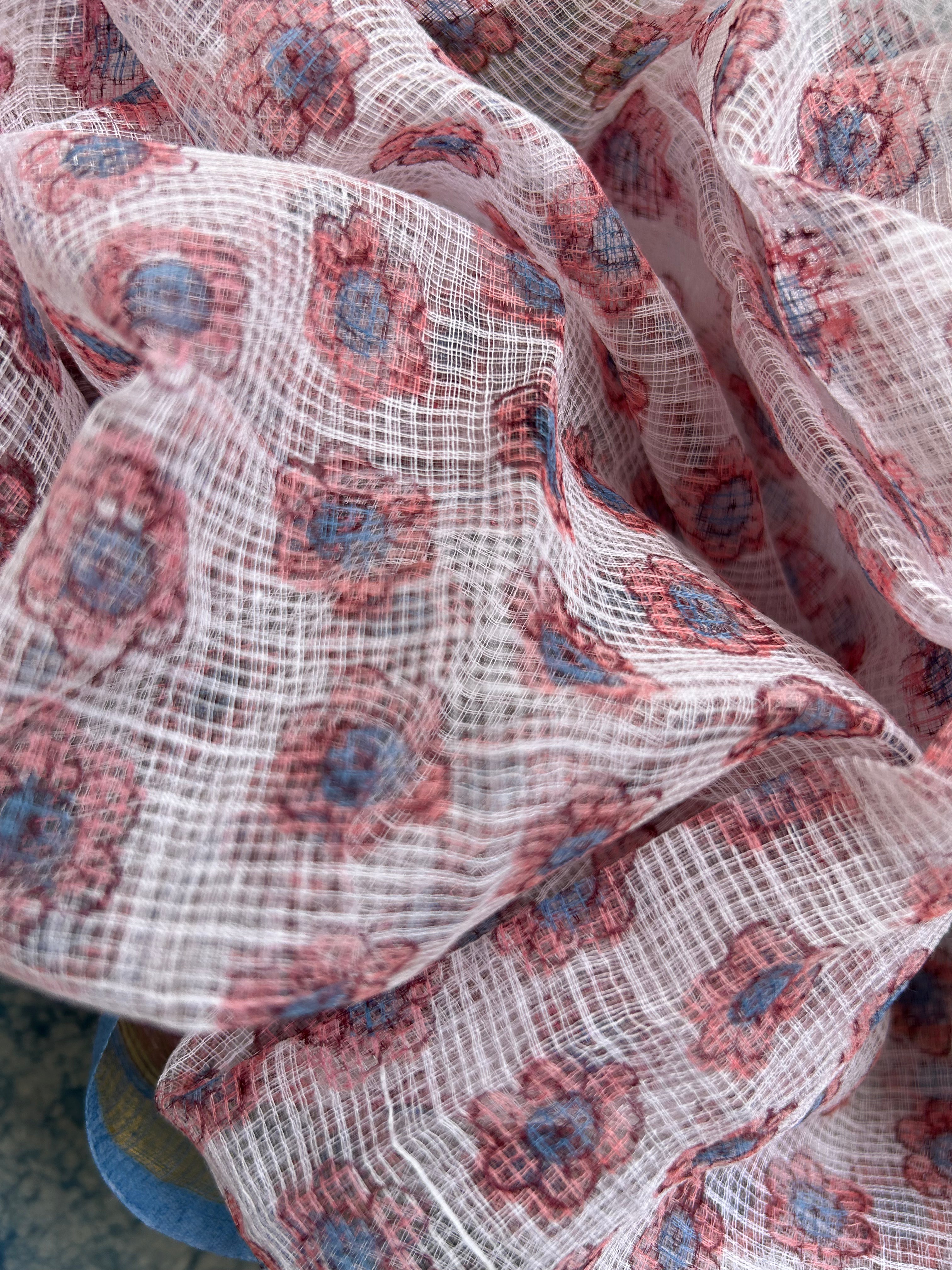 Handcrafted Cotton Kota Dupatta Suit
