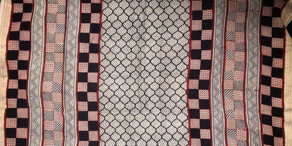 Handblock Maheshwari Bagh Suit