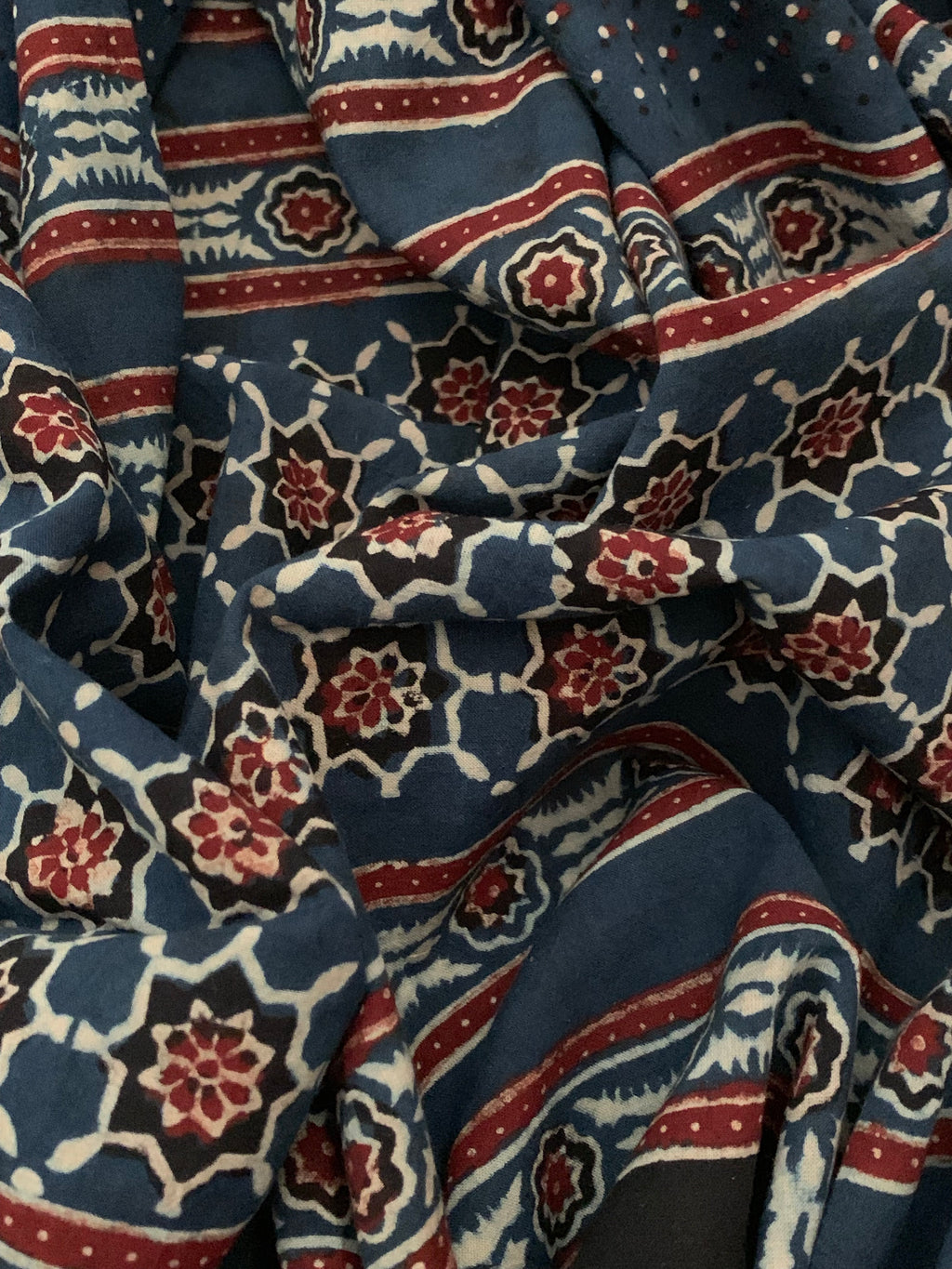 Handblock Ajrakh Suit